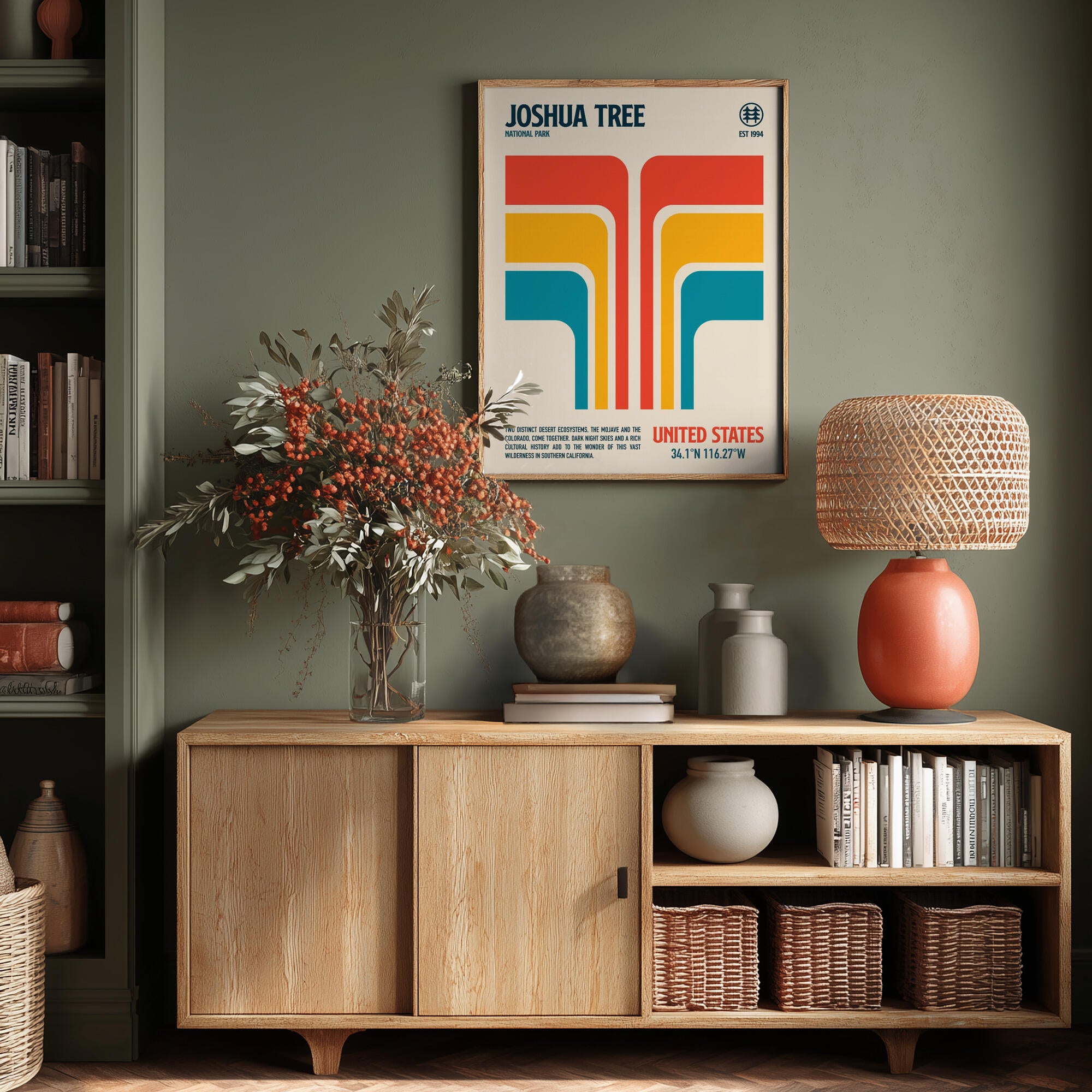 Joshua Tree National Park Travel Poster