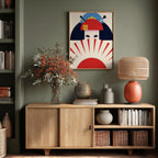Geisha Girl Retro Minimalist Design