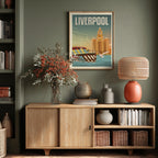 Liverpool Liver Building Travel Print