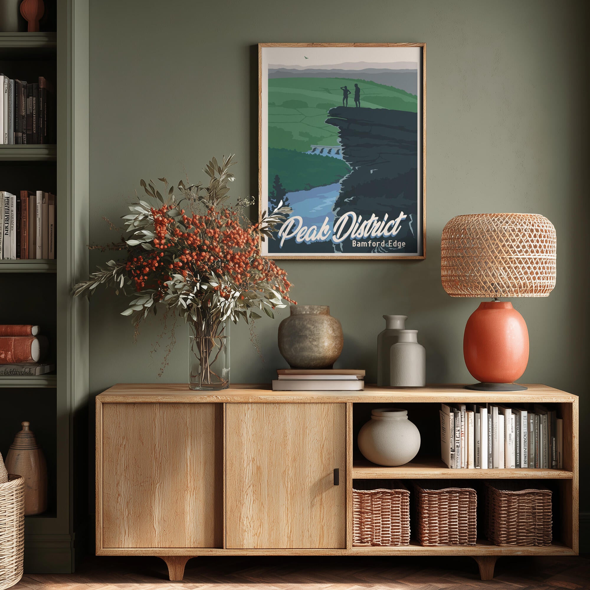 Peak District National Park Travel Print