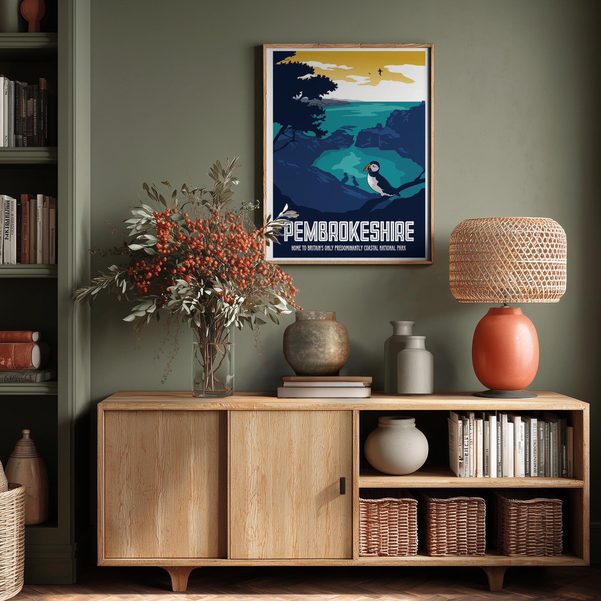 Pembrokeshire Travel Print