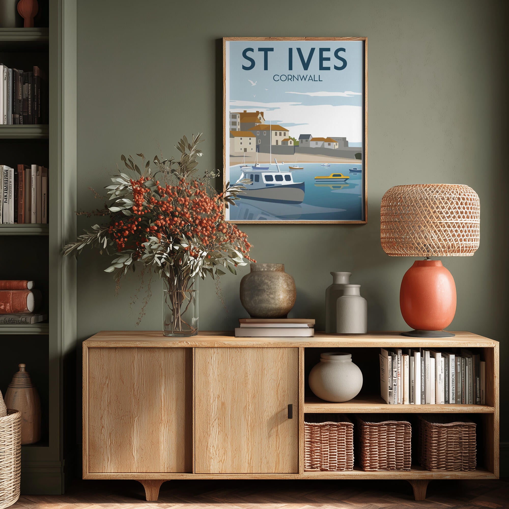 St Ives Travel Print