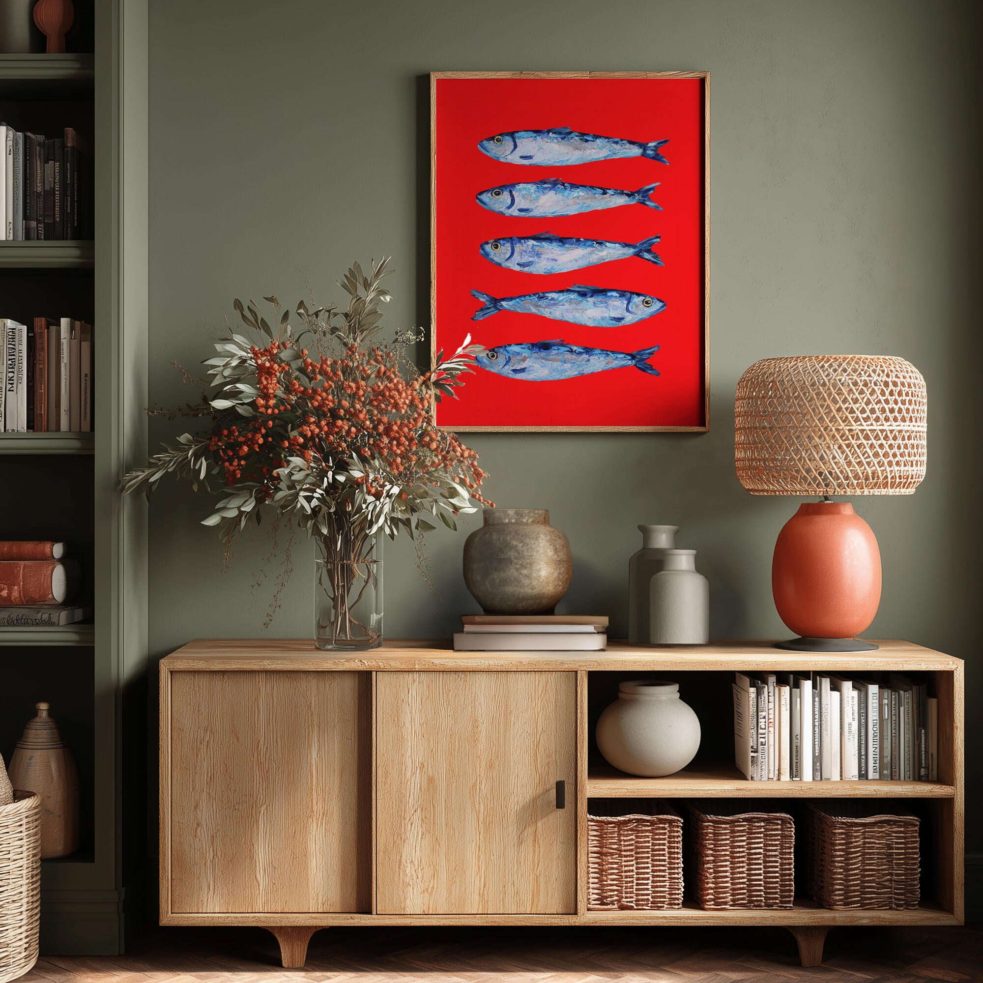 Sardines Berry Red