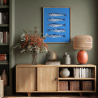 Sardines on Blue