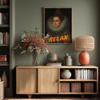 Relax Altered Oil Painting