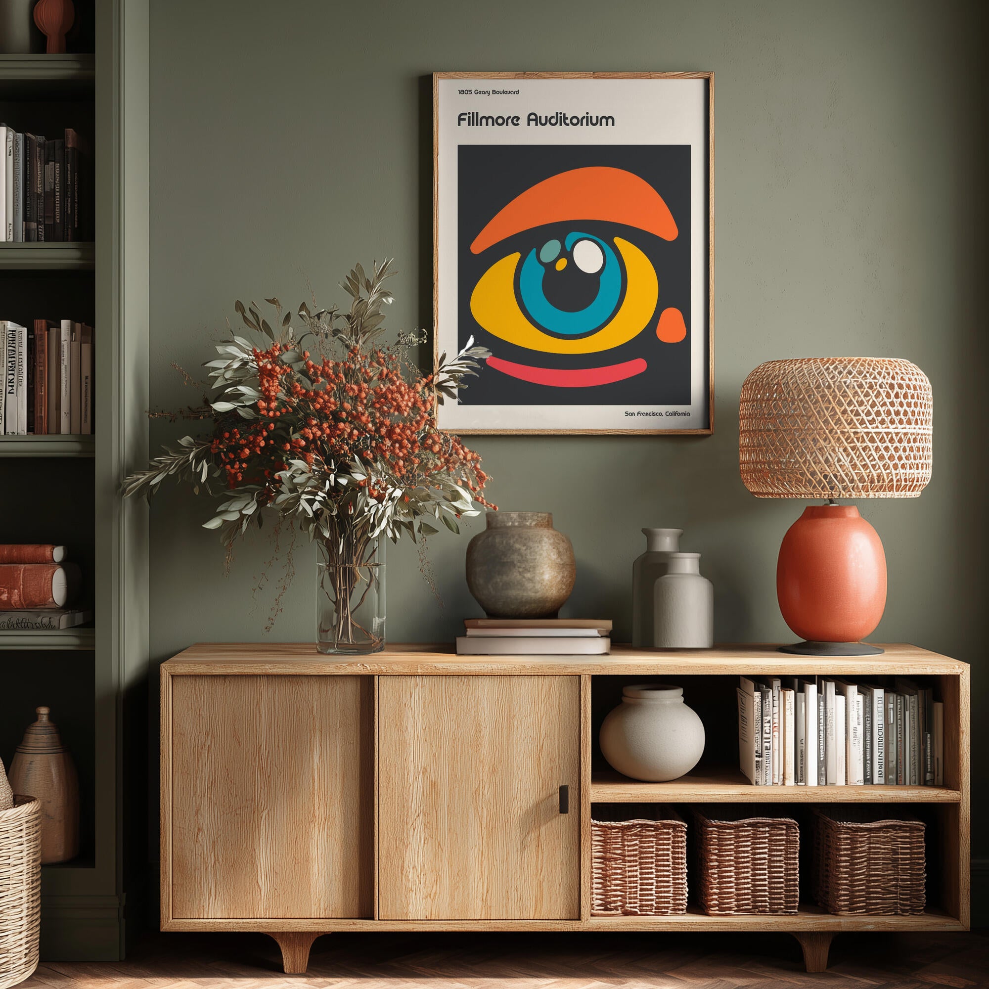 Fillmore Abstract Poster