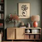 Woman in vase