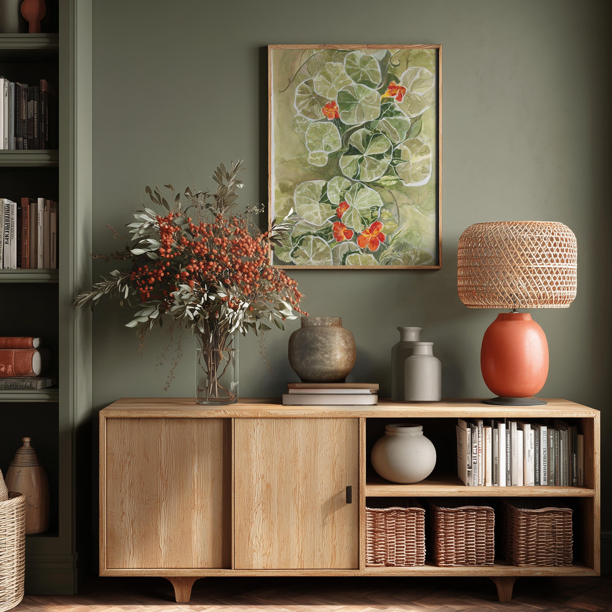 Nasturtium Tapestry