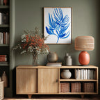 Blue Aquatic Plant Poster 6