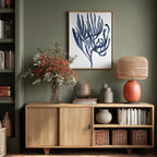 Blue Aquatic Plant Poster 3