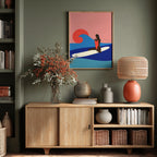 Girl On a Surfboard