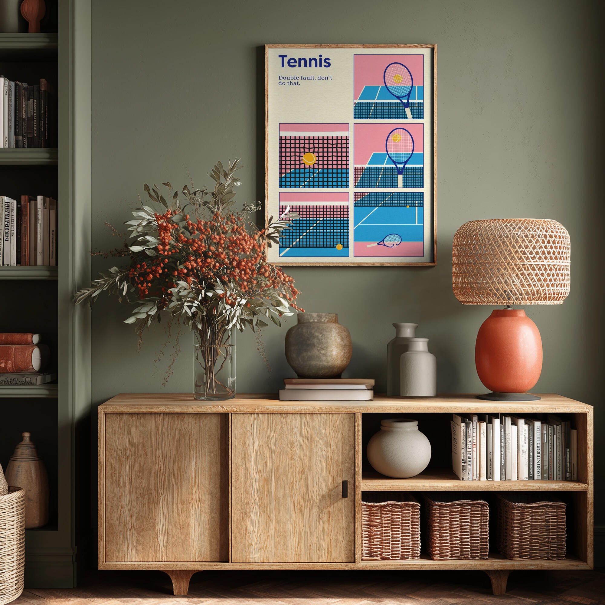Poster Tennis Double Vault