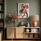 Abstract Horse Rider