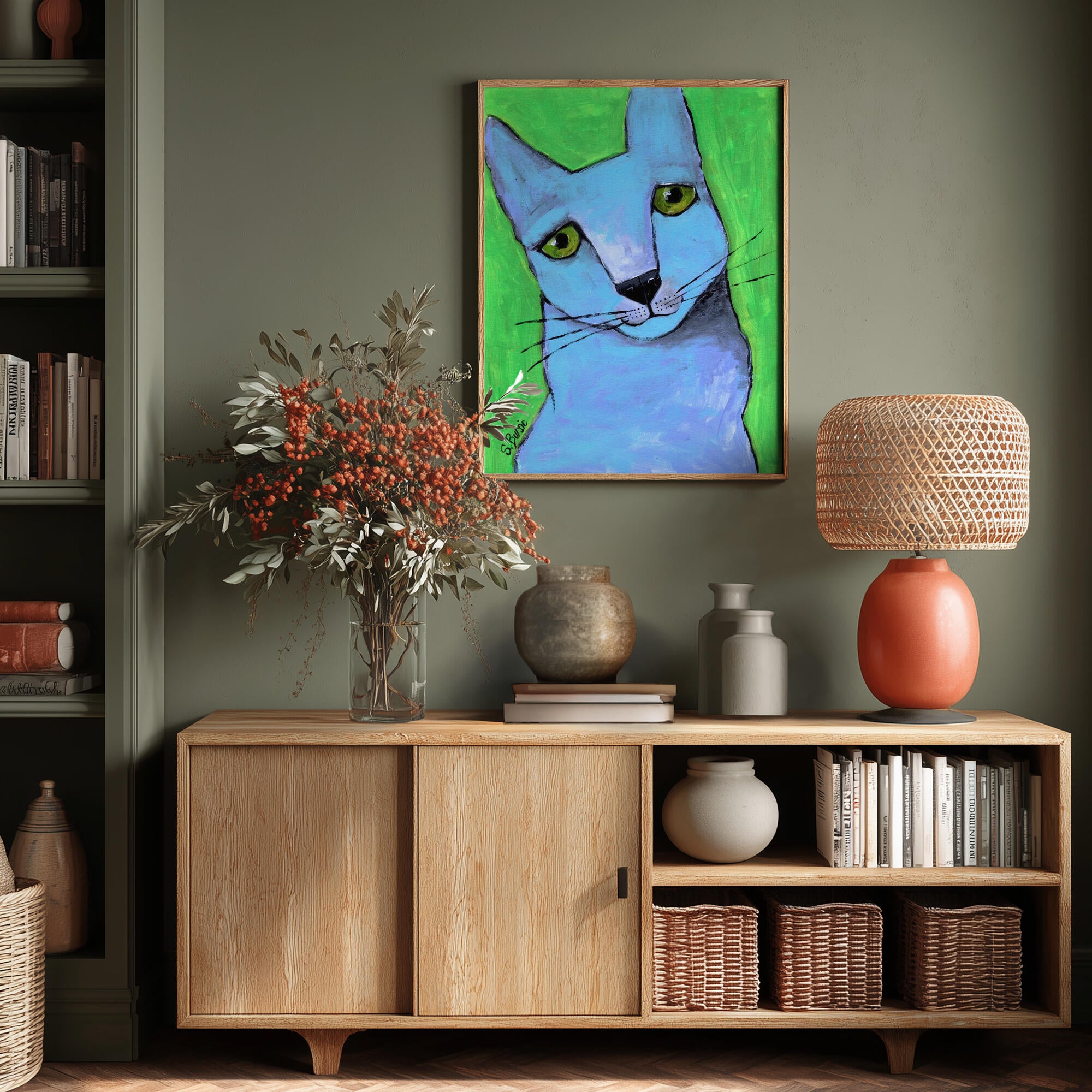 The Big Blue Cat