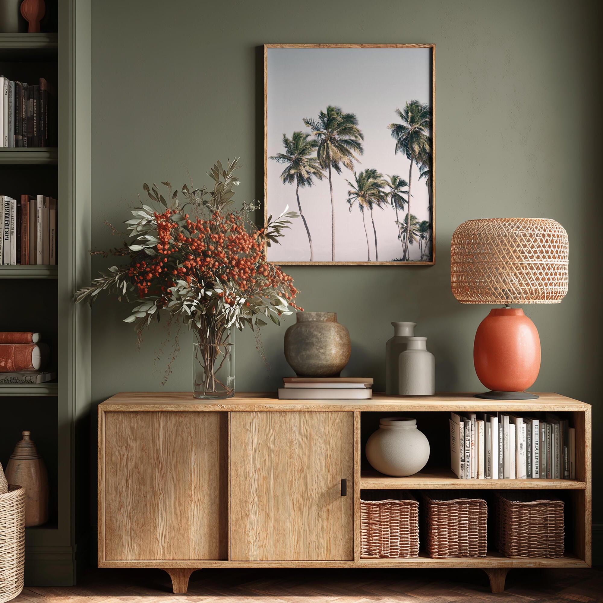 Blush Tropical Trees