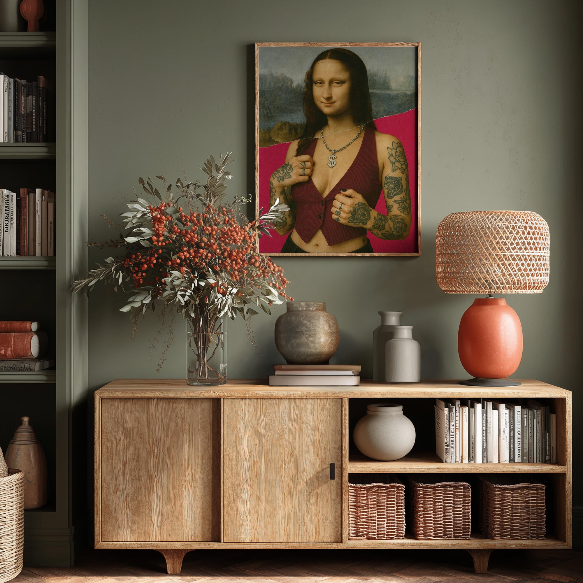 Modern Reinterpretation of the Mona Lisa