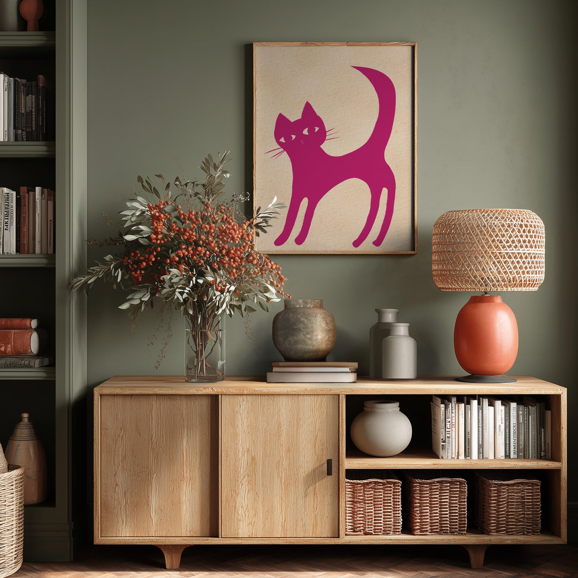 Pink cat