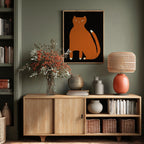 Ginger orange cat