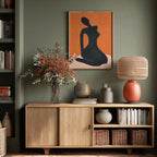 Elegant Sitting Figure