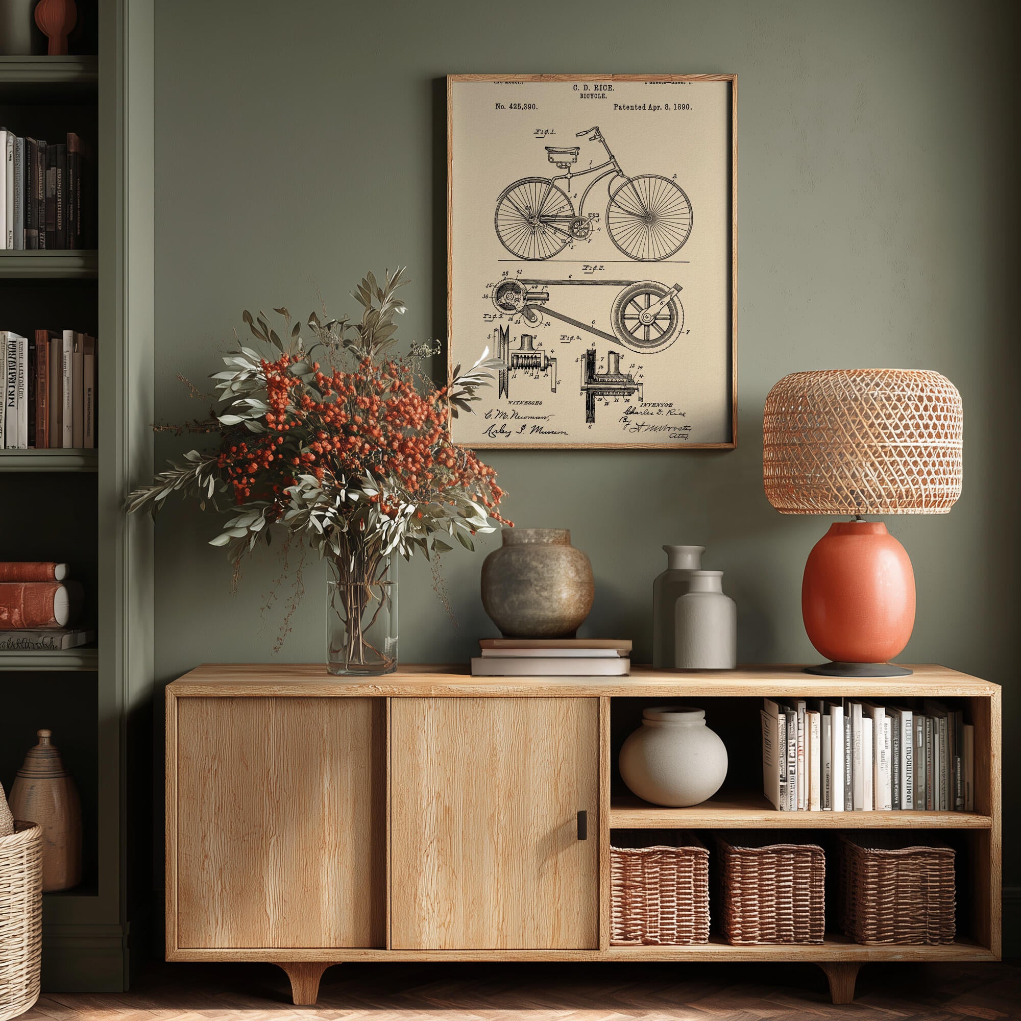 Bicycle Patent 1890