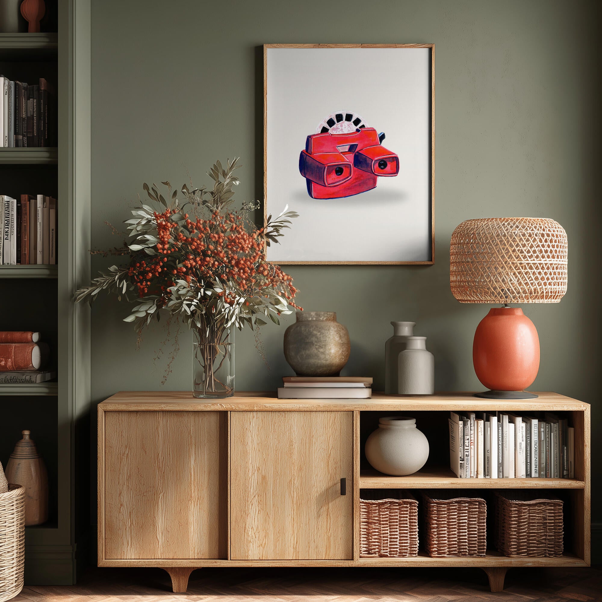 Red Retro Viewer
