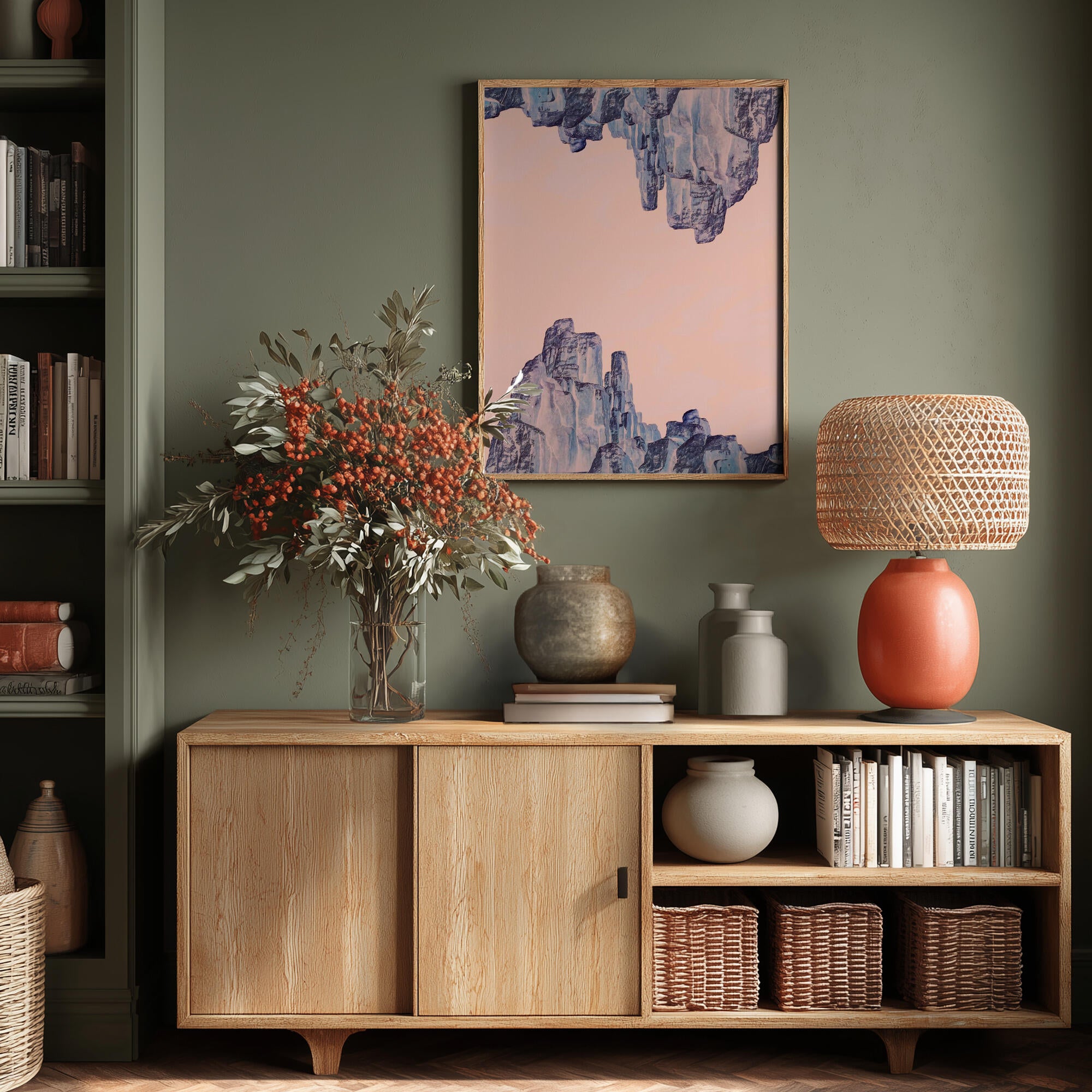 Ethereal Pastel Peaks
