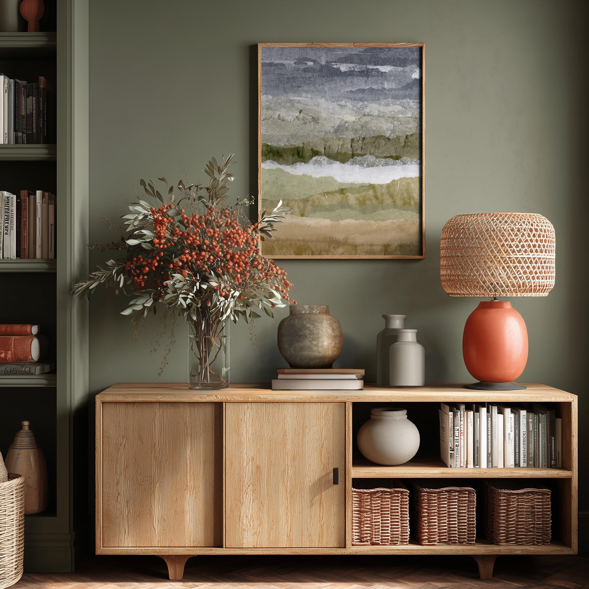 Muted Layered Landscape