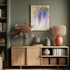 Hanging Wisteria In Soft Pastel Colours
