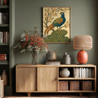 Ukiyo E Style Japanese Pheasant At Plum Blossom