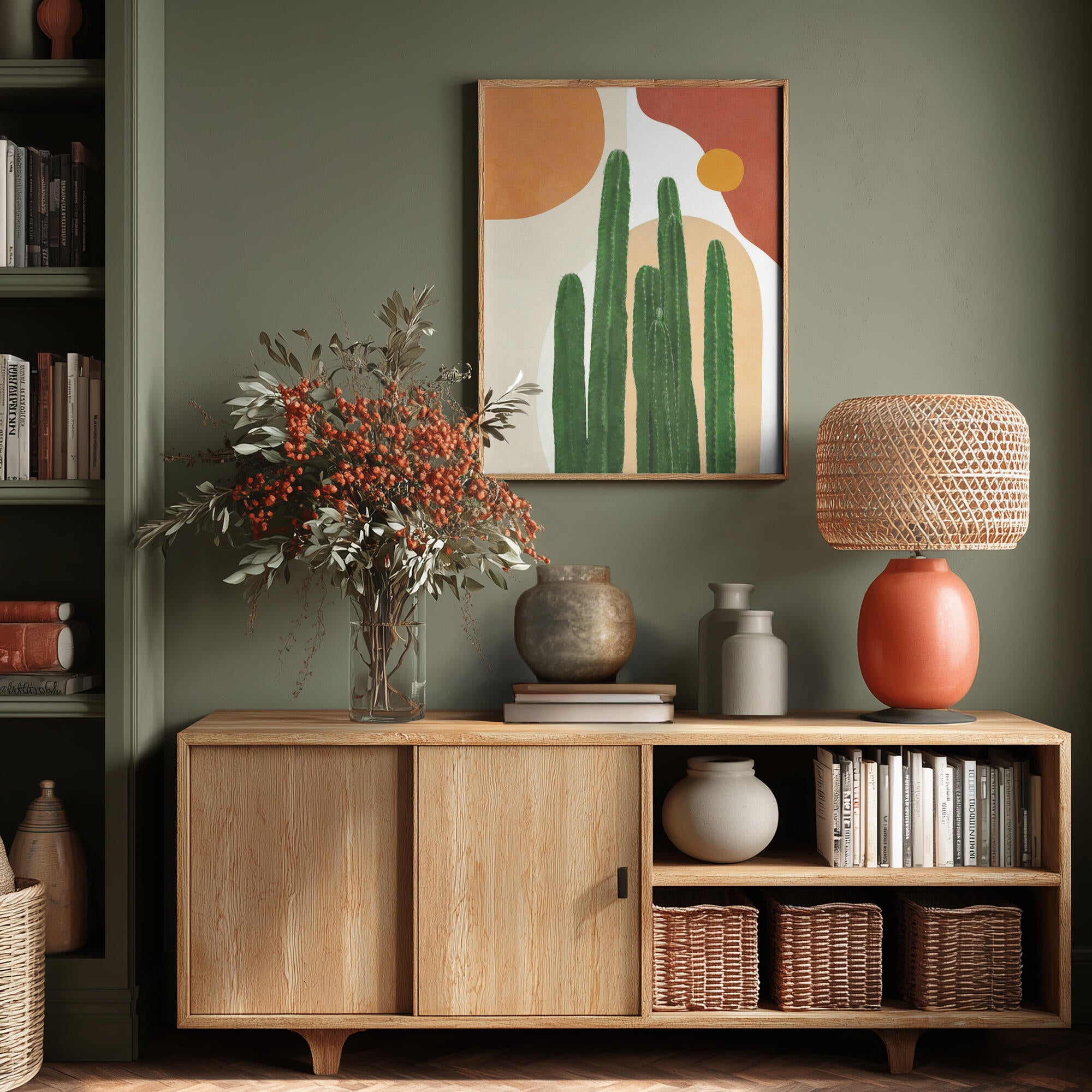 Boho Desert Cacti