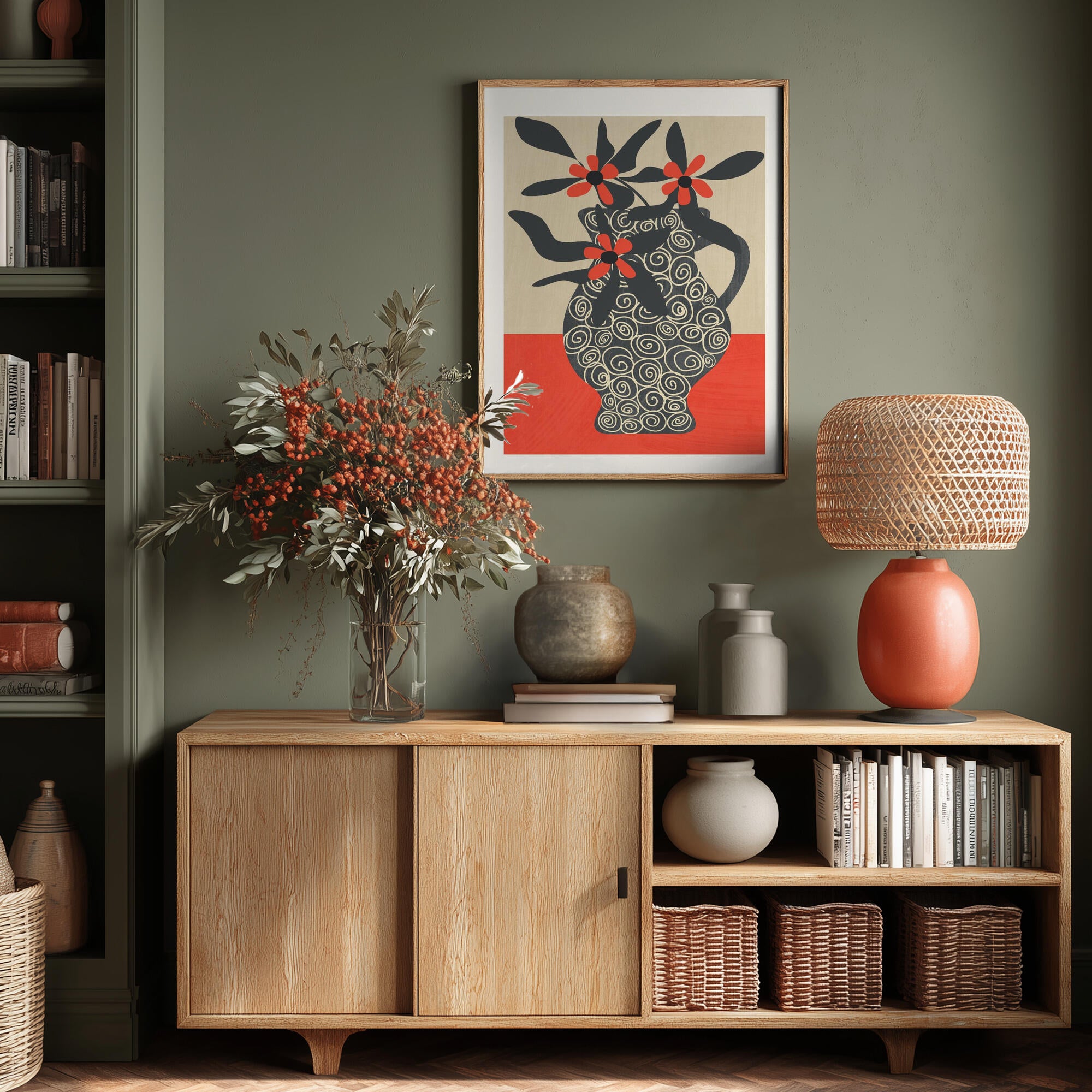 Vibrant Flower Vase