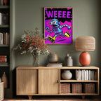 Pop Art Roller Robot