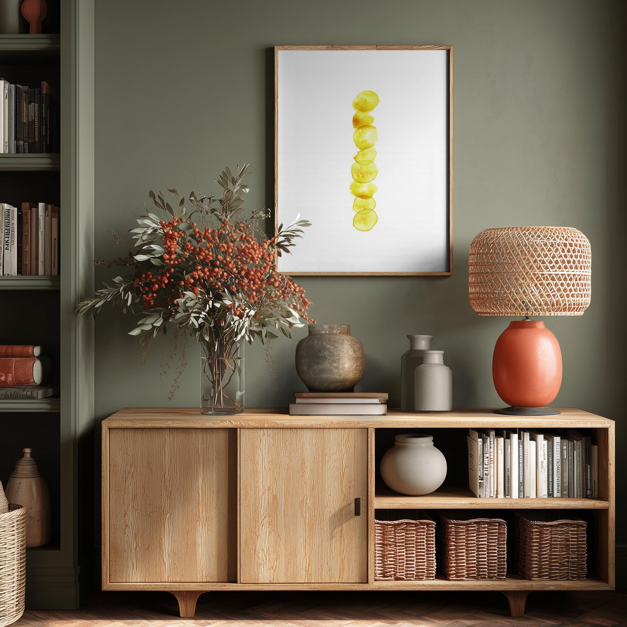 Stacked Yellow Circles