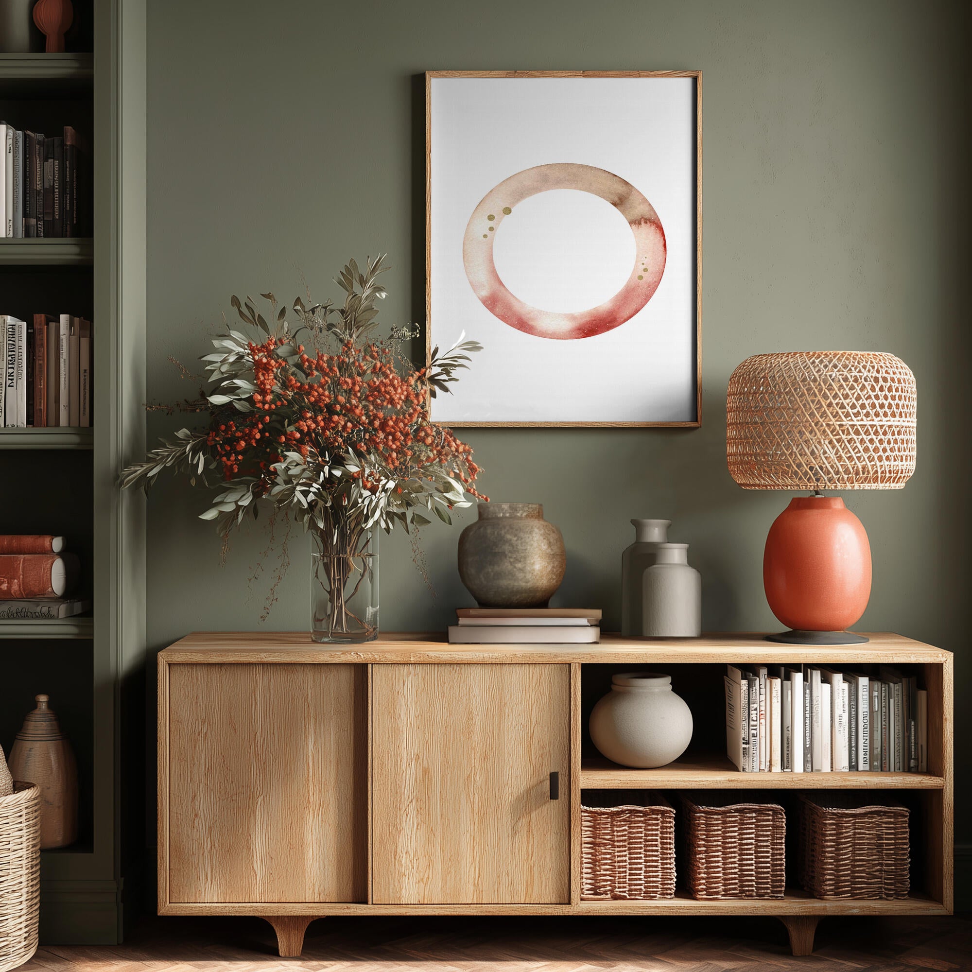 Blush Gold Circle