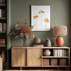 Minimalist Orange Blooms