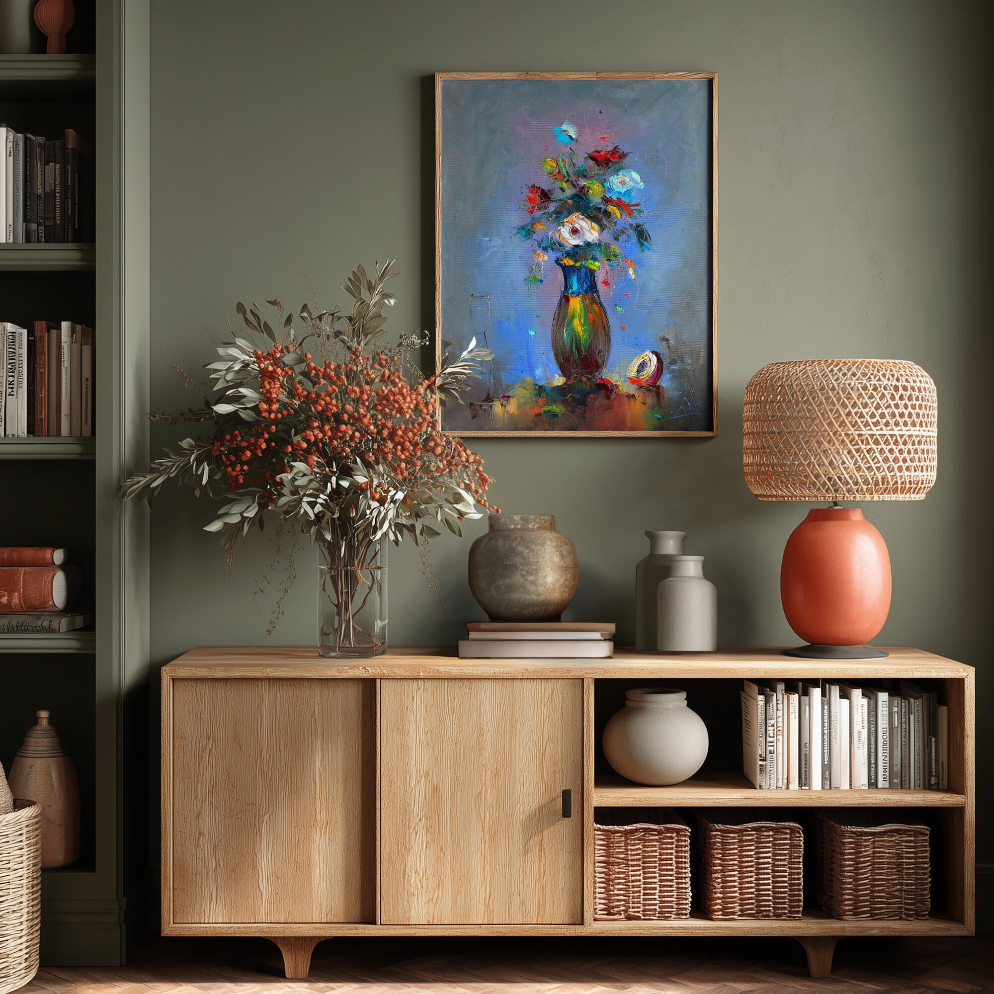 Vibrant Floral Still Life