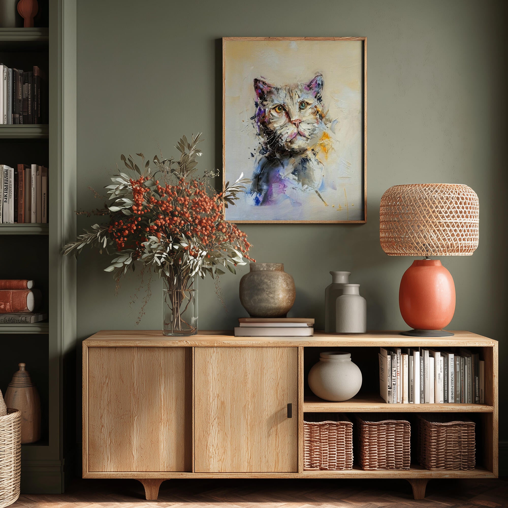 Expressive Cat Portrait