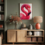 Elegant Pink Flamingo