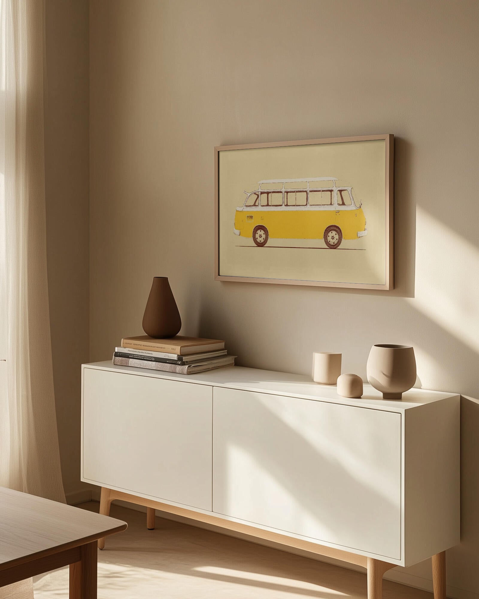 Vintage Yellow Bus