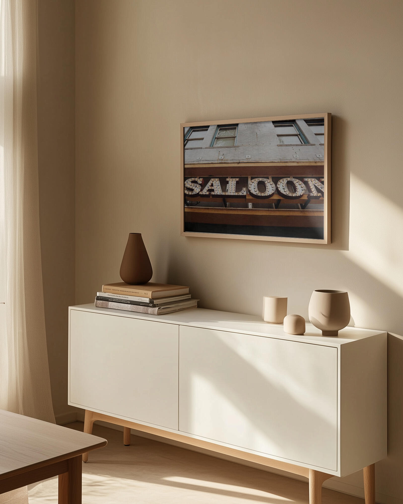 Vintage Saloon Sign