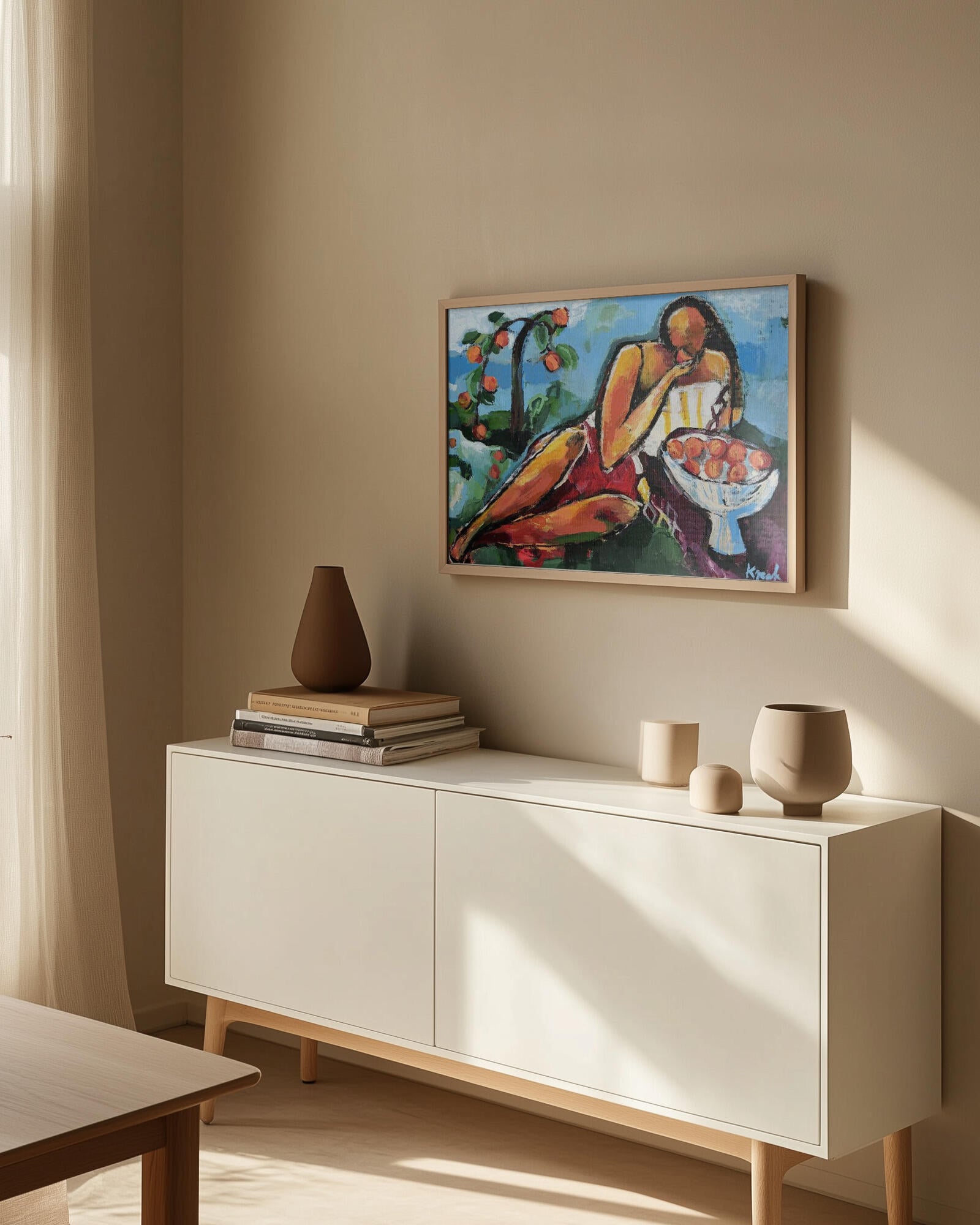 “Woman With Peaches”