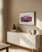 Classic Red Sports Car