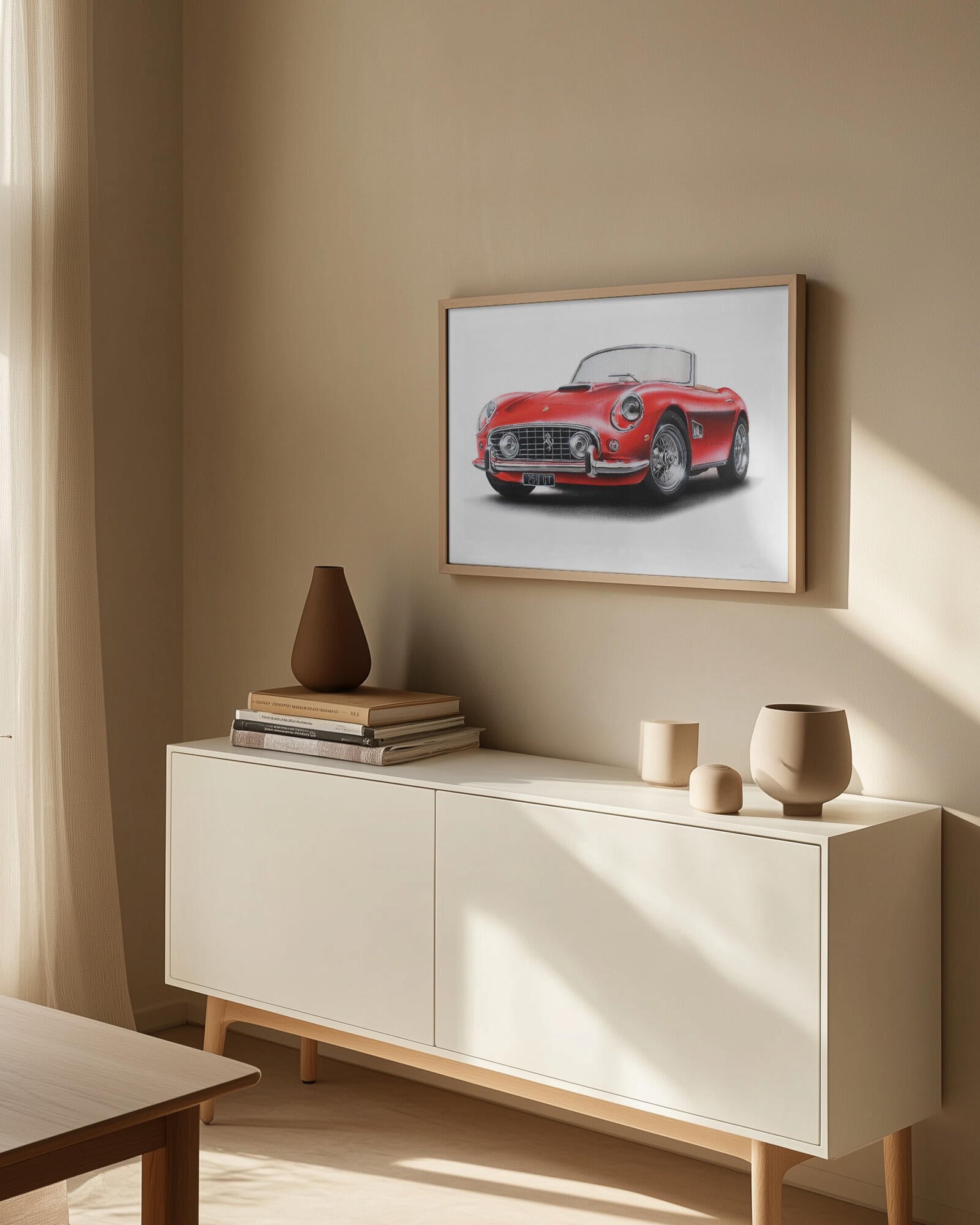 Classic Red Sports Car