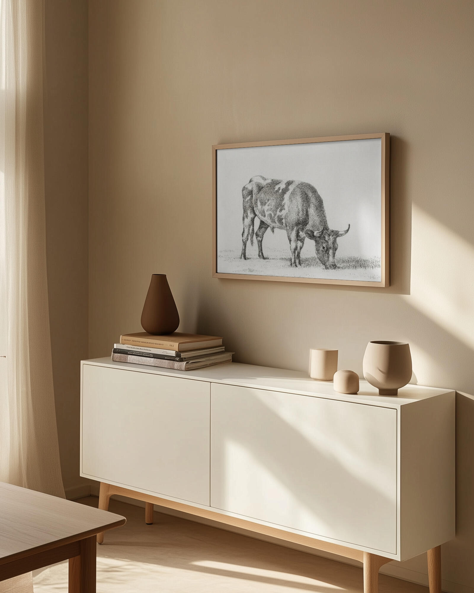 Grazing Bull