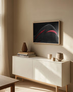 Sleek Red Architectural Curves