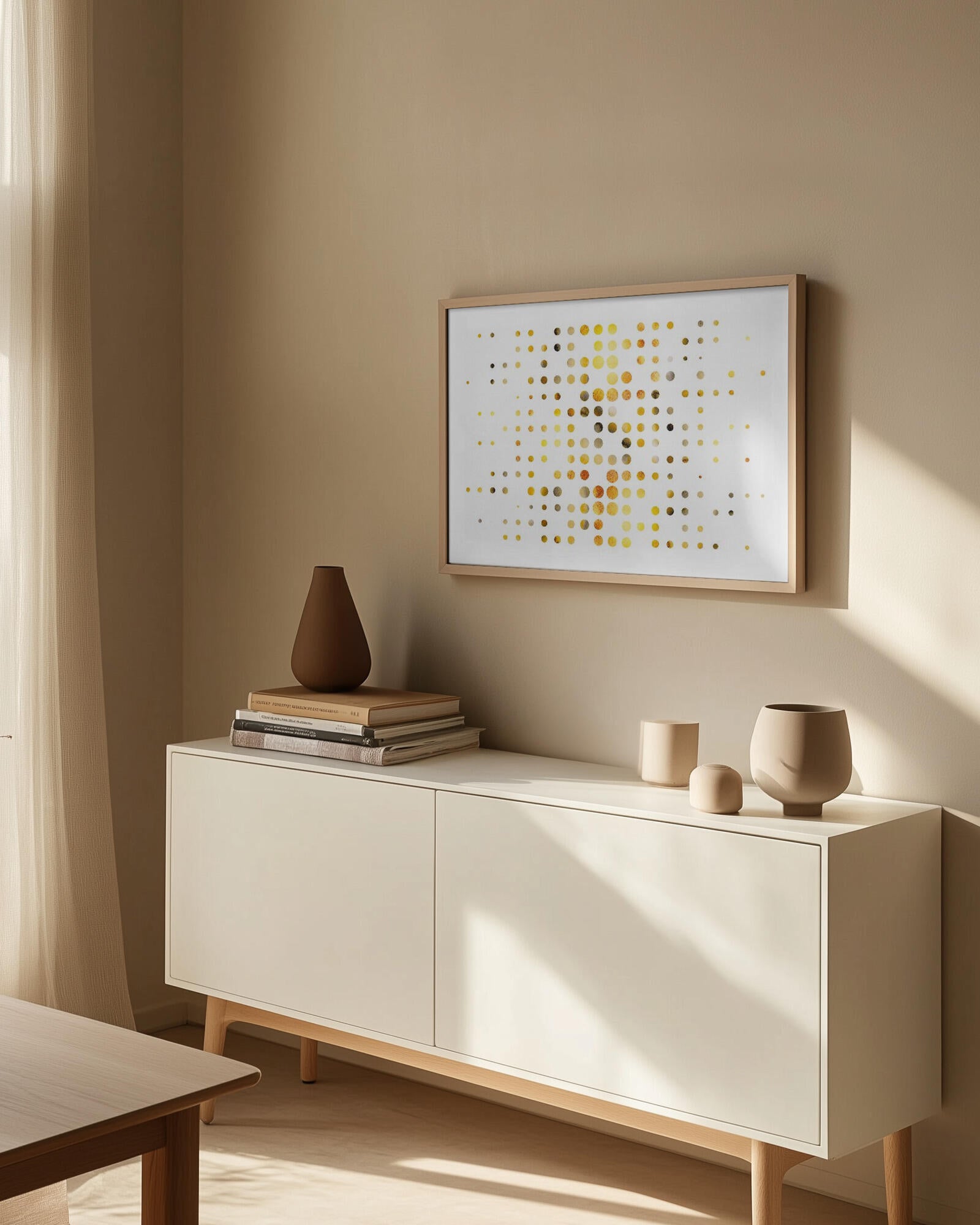 Golden Fading Dots