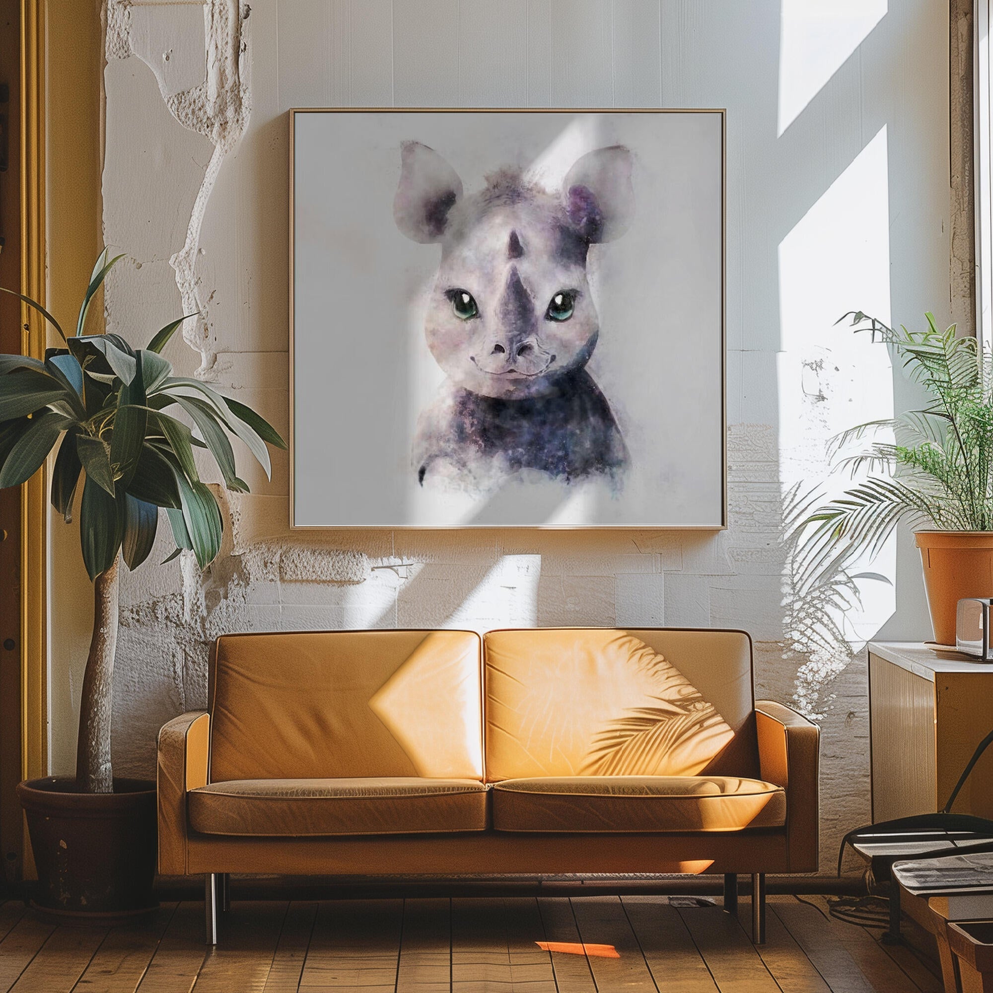 Sweet Rhino Gaze