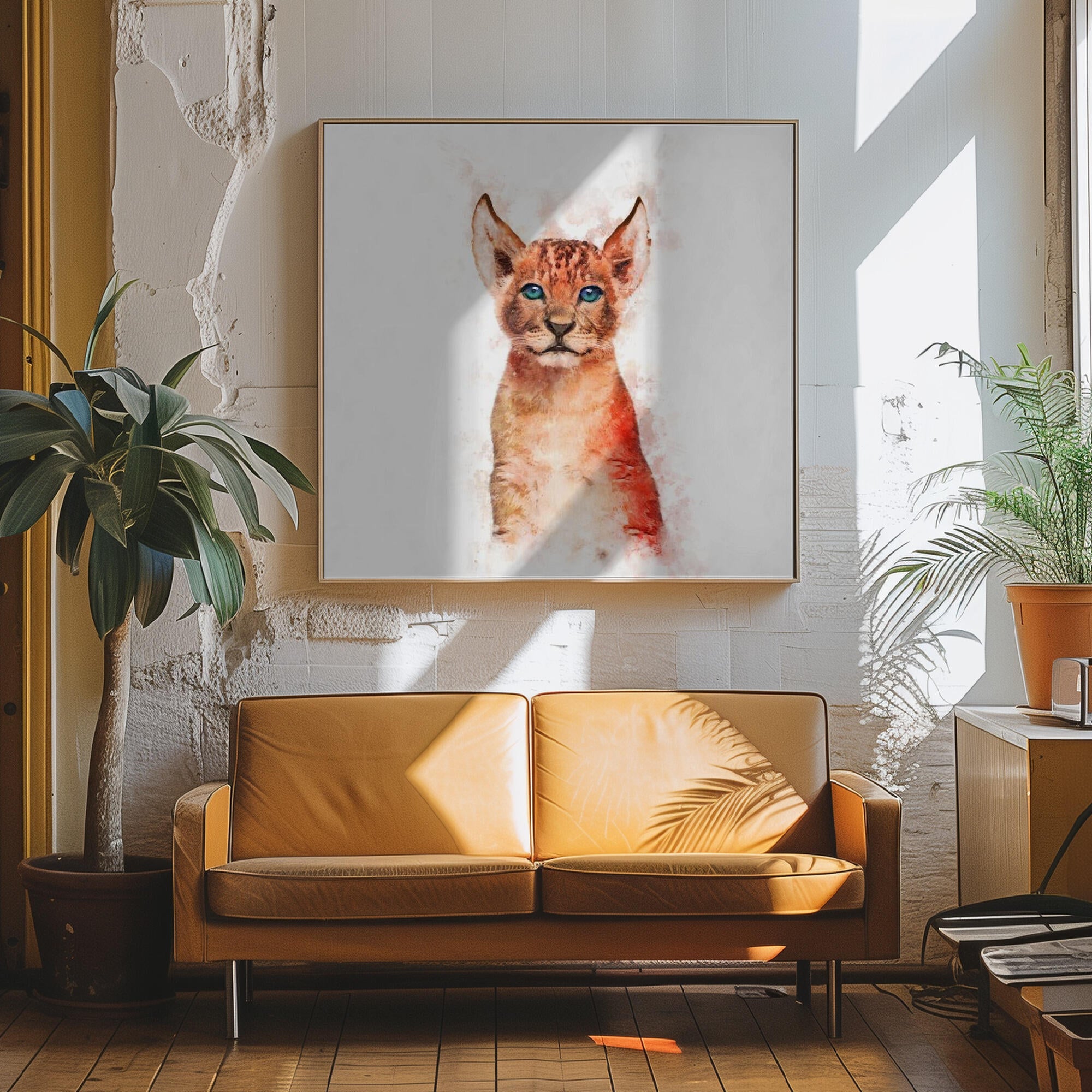 Cub's Blue Gaze