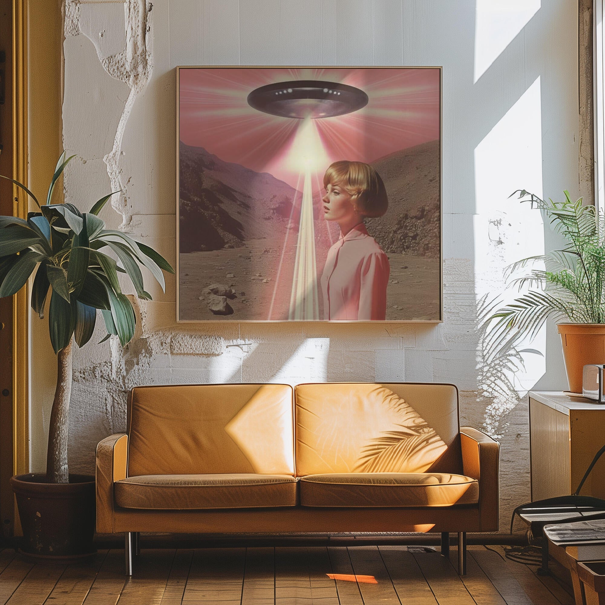 A Woman with Cosmic Elements