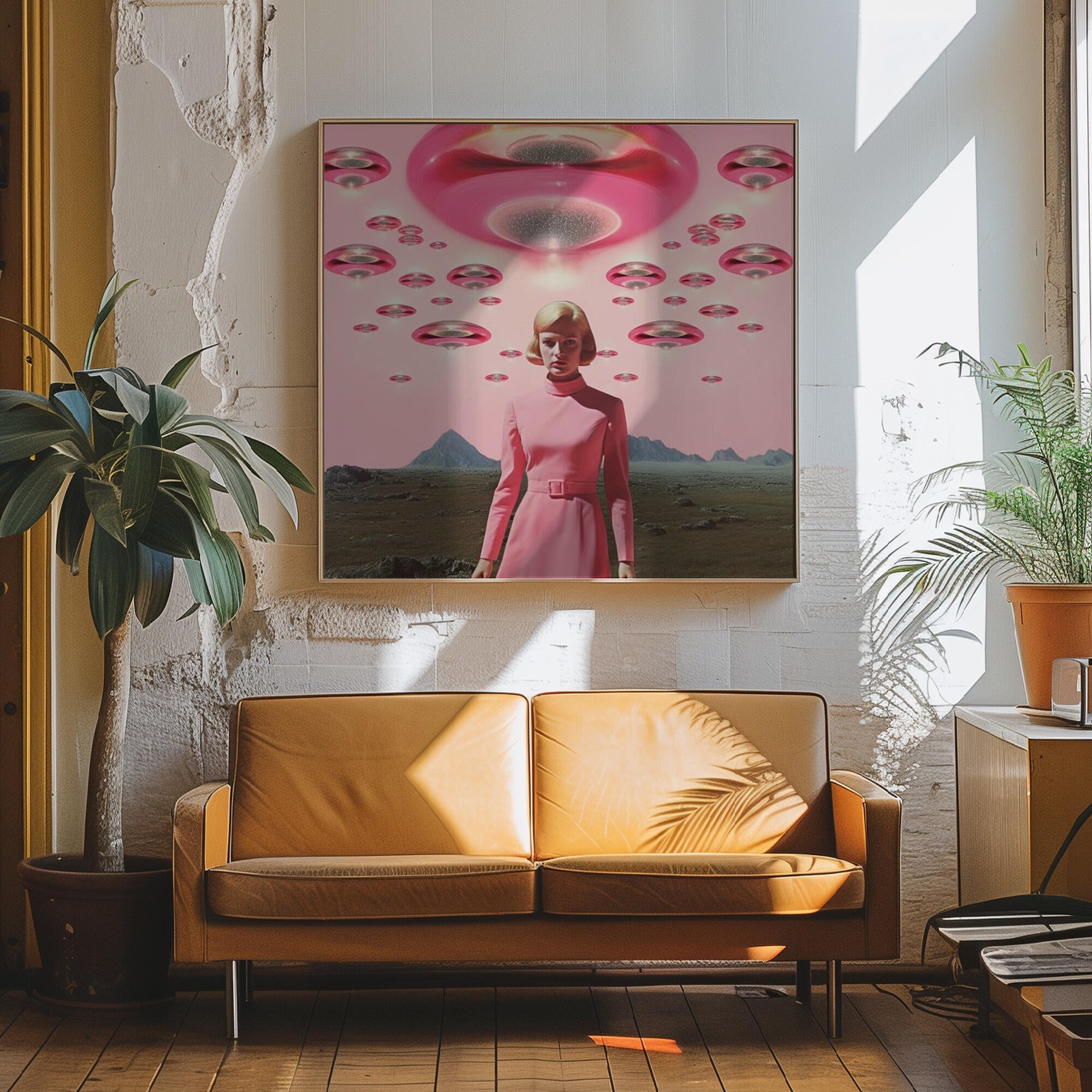 A Woman with Cosmic Elements